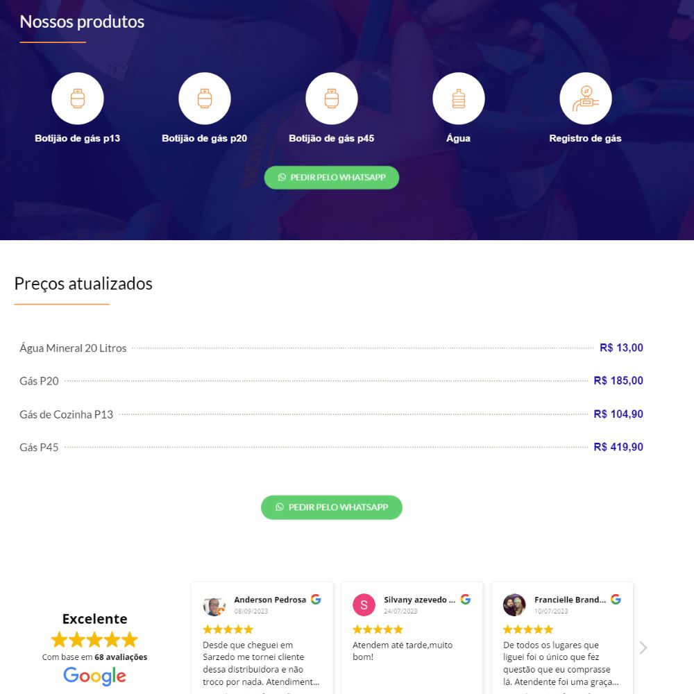site personalizado contagem 2